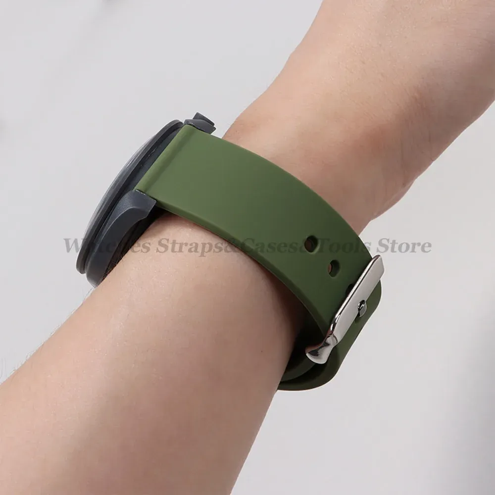 Bracelet silicone 10 à 24 mm à dégagement rapide universel