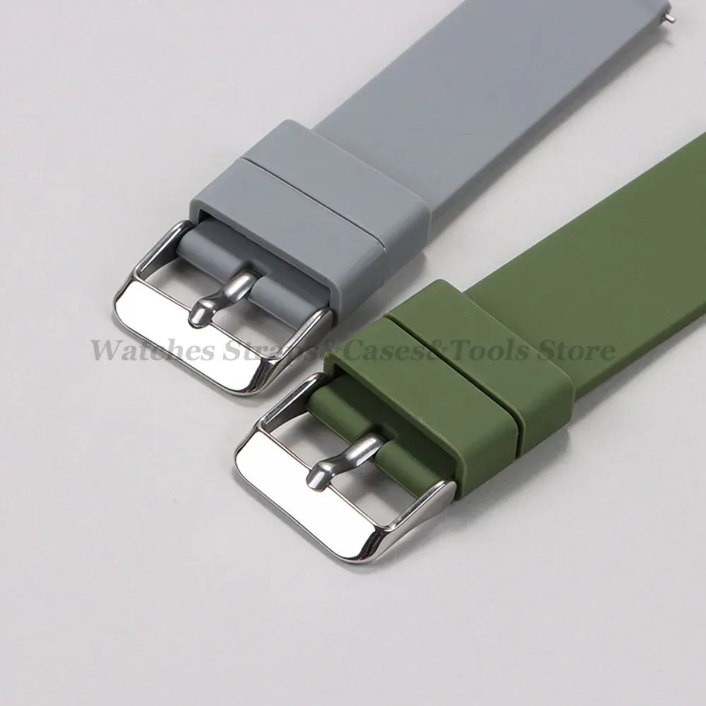 Bracelet silicone 10 à 24 mm à dégagement rapide universel