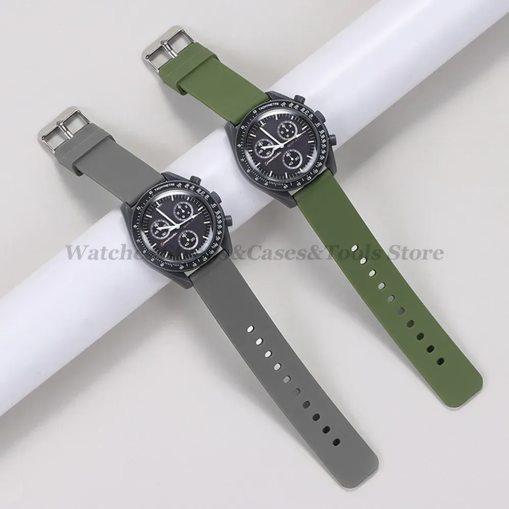 Bracelet silicone 10 à 24 mm à dégagement rapide universel