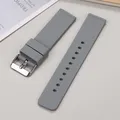 Bracelet silicone 10 à 24 mm à dégagement rapide universel – Couleur du bracelet Grey