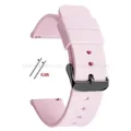 Bracelet silicone 10 à 24 mm à dégagement rapide universel – Couleur du bracelet Pink-Black