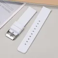 Bracelet silicone 10 à 24 mm à dégagement rapide universel – Couleur du bracelet White