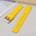 Bracelet silicone 10 à 24 mm à dégagement rapide universel – Couleur du bracelet Yellow