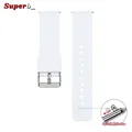 Bracelet silicone 12 à 24 mm fixation rapide – Couleur du bracelet BLANC