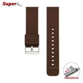 Bracelet silicone 12 à 24 mm fixation rapide – Couleur du bracelet Brun