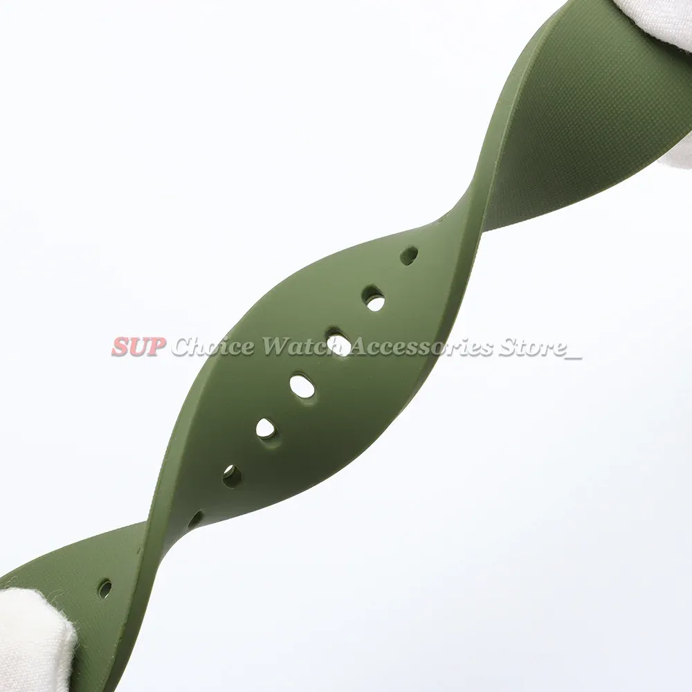 Bracelet silicone 12 à 24 mm fixation rapide