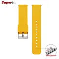 Bracelet silicone 12 à 24 mm fixation rapide – Couleur du bracelet Jaune