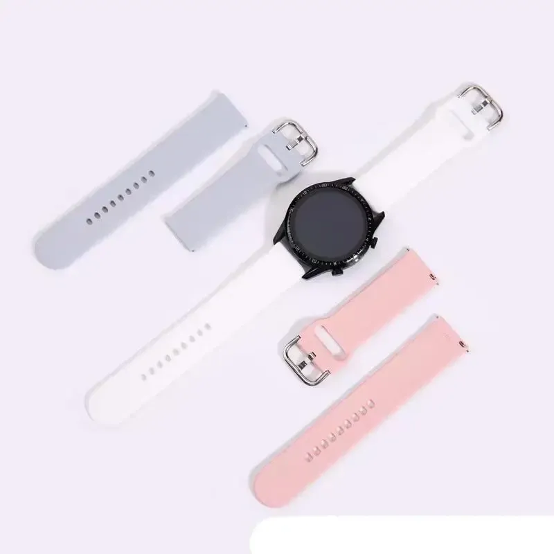 Bracelet silicone 18 à 22 mm pour Garmin et Venu