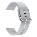 Bracelet silicone 18 à 22 mm pour Garmin et Venu – Couleur du bracelet Light Grey