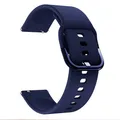 Bracelet silicone 18 à 22 mm pour Garmin et Venu – Couleur du bracelet Midnight Blue