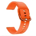 Bracelet silicone 18 à 22 mm pour Garmin et Venu – Couleur du bracelet Orange