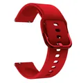 Bracelet silicone 18 à 22 mm pour Garmin et Venu – Couleur du bracelet Red
