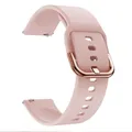 Bracelet silicone 18 à 22 mm pour Garmin et Venu – Couleur du bracelet Rose Pink