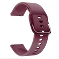 Bracelet silicone 18 à 22 mm pour Garmin et Venu – Couleur du bracelet Wine Red