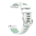 Bracelet silicone 18 à 22 mm pour Garmin et Vivoactive – Couleur du bracelet Bleu foncé Noir (06)