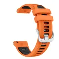 Bracelet silicone 18 à 22 mm pour Garmin et Vivoactive – Couleur du bracelet BLEU ROSE (02)
