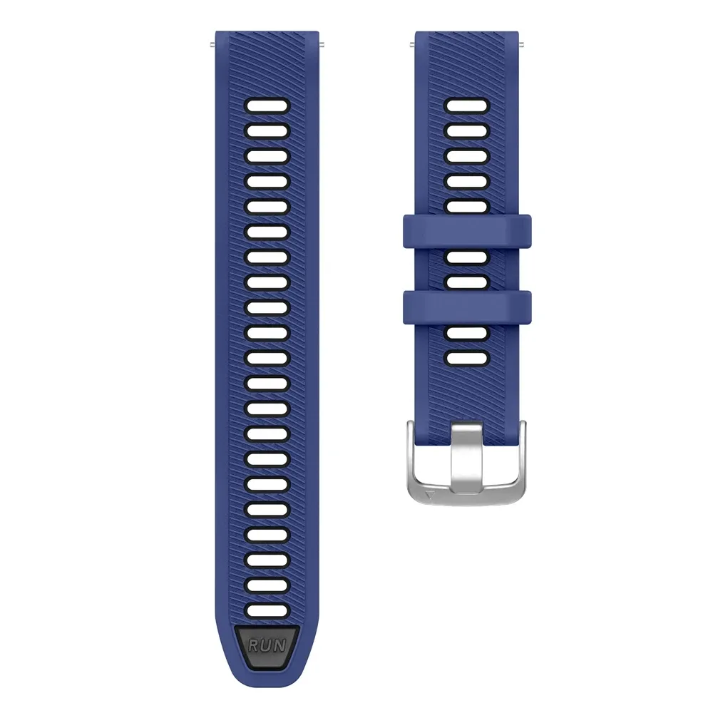 Bracelet silicone 18 à 22 mm pour Garmin et Vivoactive