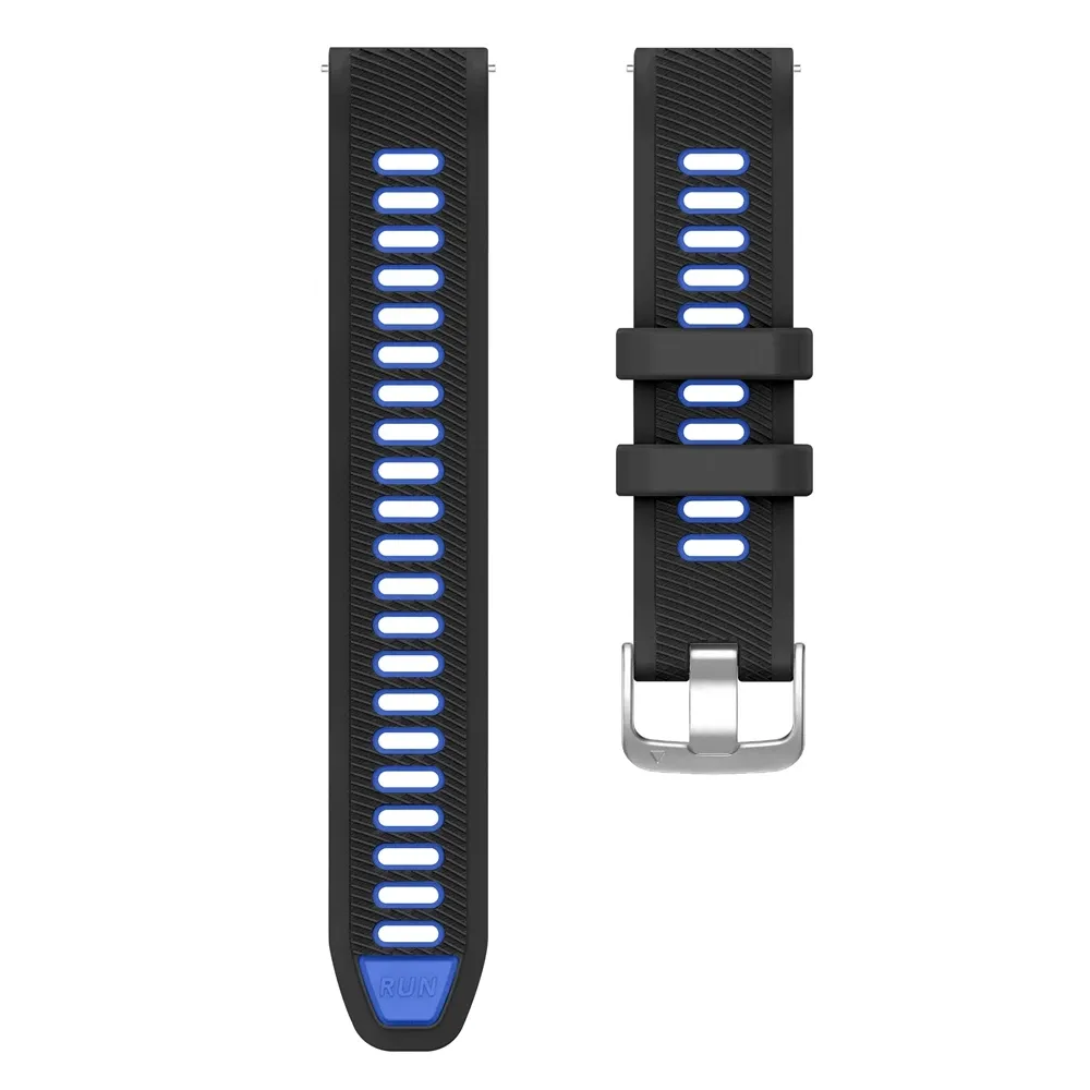 Bracelet silicone 18 à 22 mm pour Garmin et Vivoactive