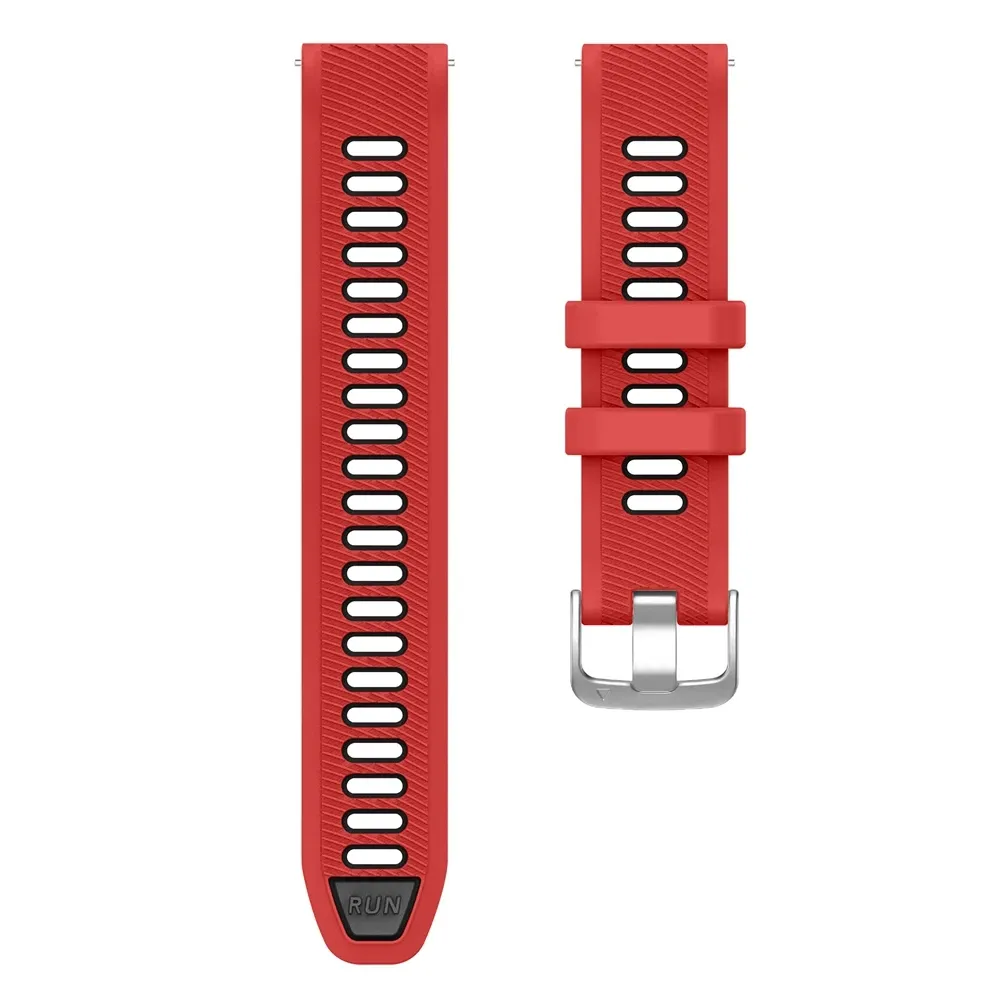 Bracelet silicone 18 à 22 mm pour Garmin et Vivoactive