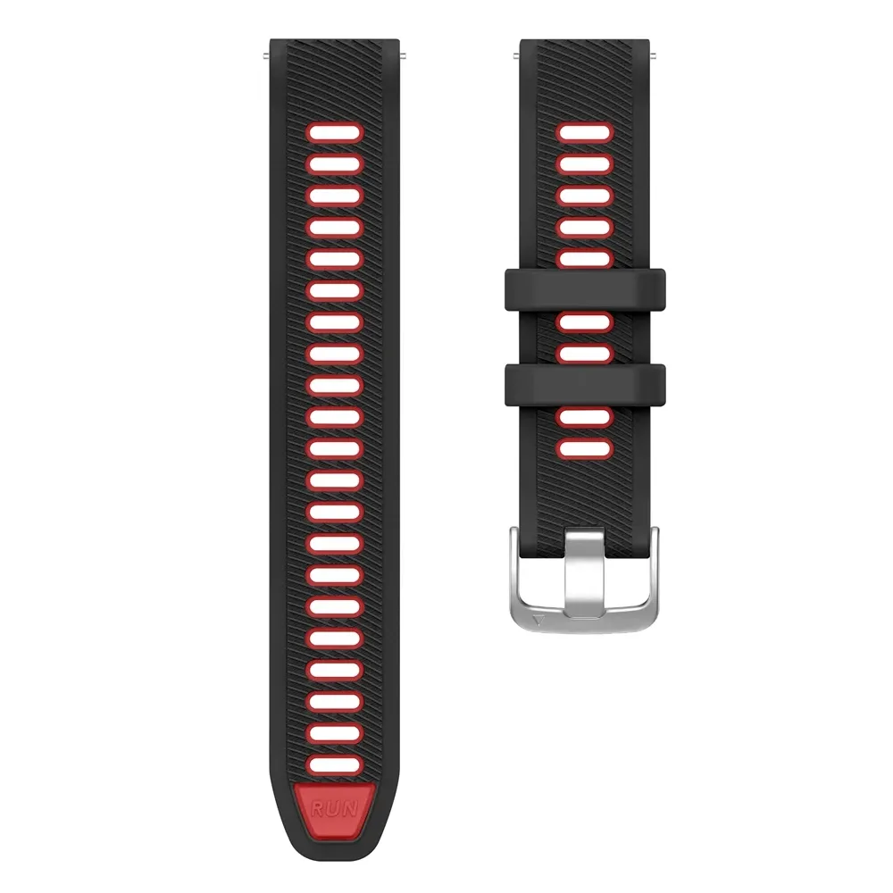 Bracelet silicone 18 à 22 mm pour Garmin et Vivoactive
