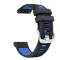 Bracelet silicone 18 à 22 mm pour Garmin et Vivoactive – Couleur du bracelet Marron clair (12)