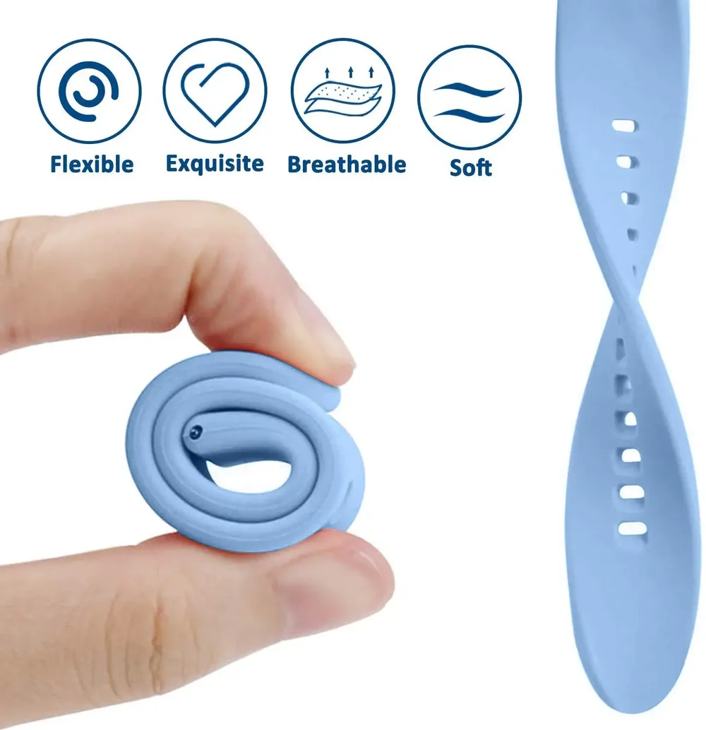 Bracelet silicone 18 à 22 mm pour Garmin Forerunner Venu