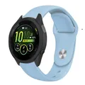 Bracelet silicone 18 à 22 mm pour Garmin Forerunner Venu – Couleur du bracelet Light blue