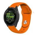 Bracelet silicone 18 à 22 mm pour Garmin Forerunner Venu – Couleur du bracelet Orange