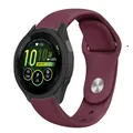 Bracelet silicone 18 à 22 mm pour Garmin Forerunner Venu – Couleur du bracelet Wine red