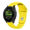 Bracelet silicone 18 à 22 mm pour Garmin Forerunner Venu – Couleur du bracelet Yellow