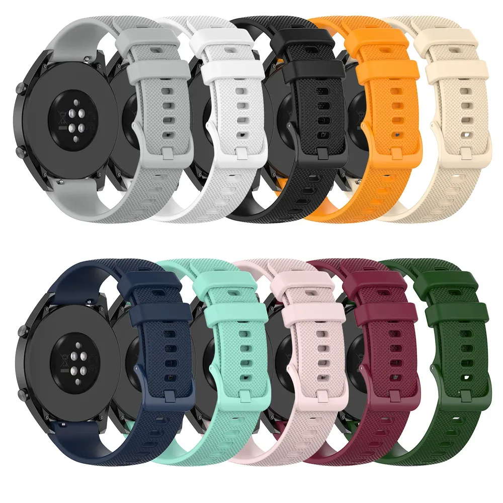 Bracelet silicone 18 à 22 mm pour Garmin Vivoactive Venu