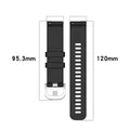 Bracelet silicone 18 à 22 mm pour montre Xiaomi S4 – 6