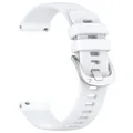 Bracelet silicone 18 à 22 mm pour montre Xiaomi S4 – Couleur du bracelet Blanc