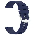 Bracelet silicone 18 à 22 mm pour montre Xiaomi S4 – Couleur du bracelet Bleu marine
