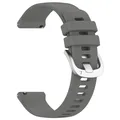 Bracelet silicone 18 à 22 mm pour montre Xiaomi S4 – Couleur du bracelet Gris foncé