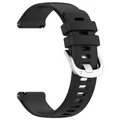 Bracelet silicone 18 à 22 mm pour montre Xiaomi S4 – Couleur du bracelet Noir