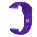 Bracelet silicone 18 à 22 mm pour Samsung et Huawei – Couleur du bracelet Deep purple-11