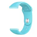 Bracelet silicone 18 à 22 mm pour Samsung et Huawei – Couleur du bracelet Emerald-green-3