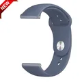 Bracelet silicone 18 à 22 mm pour Samsung et Huawei – Couleur du bracelet Ice blue 38