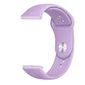 Bracelet silicone 18 à 22 mm pour Samsung et Huawei – Couleur du bracelet lavender-19