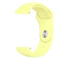 Bracelet silicone 18 à 22 mm pour Samsung et Huawei – Couleur du bracelet Mellow yellow 35