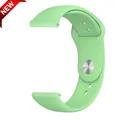 Bracelet silicone 18 à 22 mm pour Samsung et Huawei – Couleur du bracelet mint 37