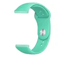 Bracelet silicone 18 à 22 mm pour Samsung et Huawei – Couleur du bracelet Mint-Green-8
