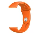 Bracelet silicone 18 à 22 mm pour Samsung et Huawei – Couleur du bracelet Orange-10