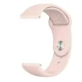 Bracelet silicone 18 à 22 mm pour Samsung et Huawei – Couleur du bracelet Pink sand 14