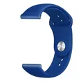 Bracelet silicone 18 à 22 mm pour Samsung et Huawei – Couleur du bracelet Royal blue-23