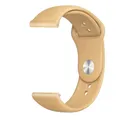 Bracelet silicone 18 à 22 mm pour Samsung et Huawei – Couleur du bracelet Walnut 36
