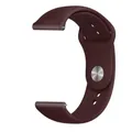 Bracelet silicone 18 à 22 mm pour Samsung et Huawei – Couleur du bracelet Wine-red-18