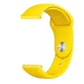 Bracelet silicone 18 à 22 mm pour Samsung et Huawei – Couleur du bracelet yellow-17