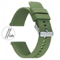 Bracelet silicone 18 à 22 mm sport étanche – Couleur du bracelet Green